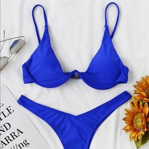 Royal Blue 2 piece bikini
